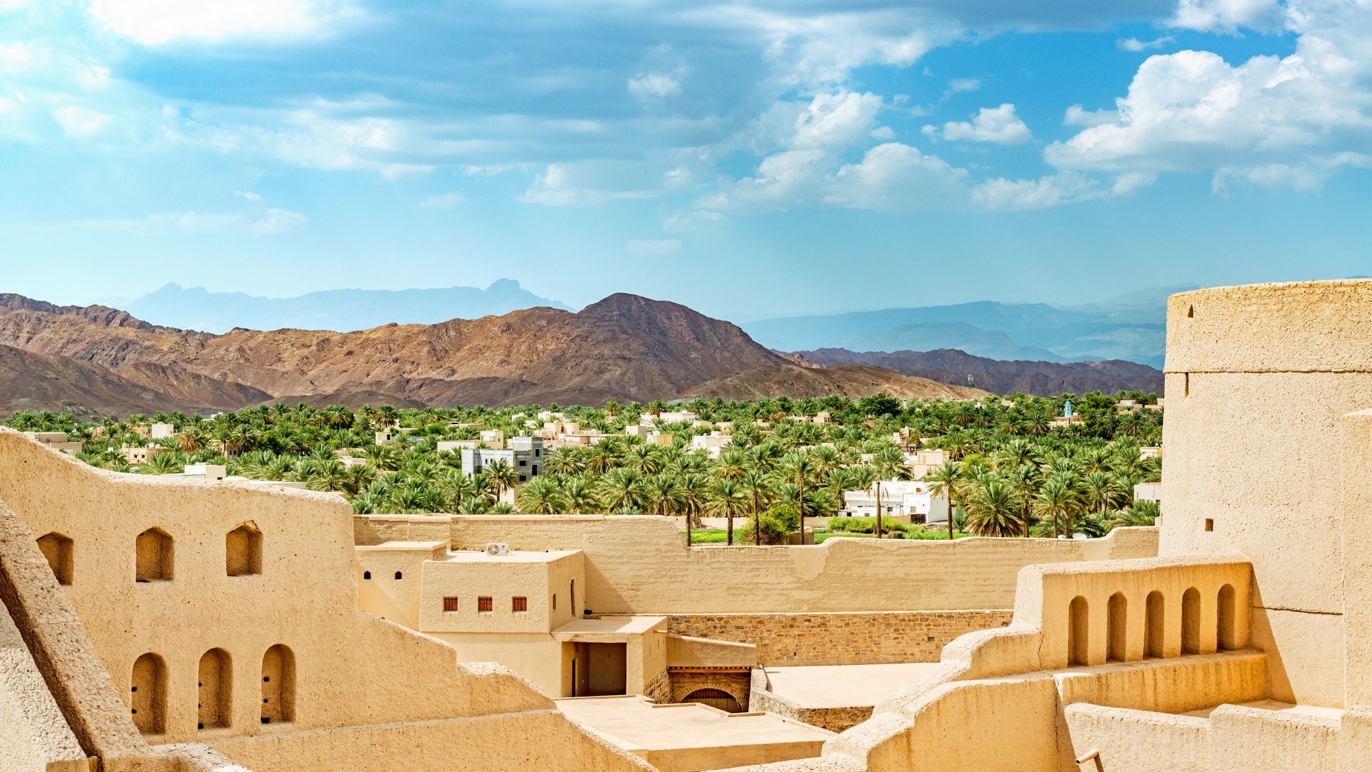 The beautiful Bahla Fort a World Heritage Site in Jabal Akhdar